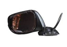 Door Mirror Assembly Left Driver Side Compatible With 2009-2014 Honda Fit 2009-2014 Door Mirror OEM