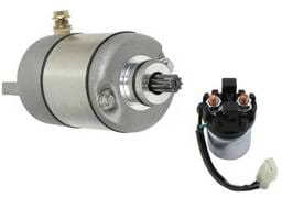 12V Starter And Solenoid Relay Kit Compatible With Honda Trx200 Trx200d Fourtrax 199Cc Atv 1990-1997