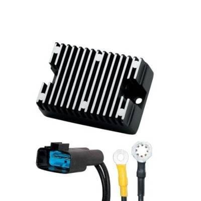 Voltage Regulator Rectifier Compatible With Harley-Davidson 74512-00, 745 OEM Finish Black W/ thumbnail 2