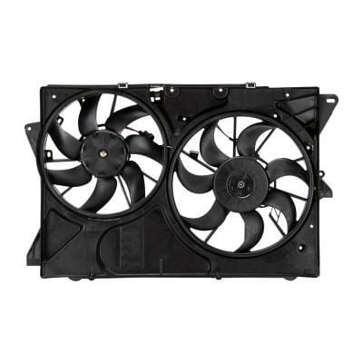 Cooling Fan Assembly Compatible With 1999-2012 Ford Lincoln Flex Titanium Sport Utility Mkt Base