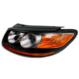 Headlight Assembly Left Driver Side Compatible With 2010-2012 Hyundai Santa Fe H7 H11b Clear Lens