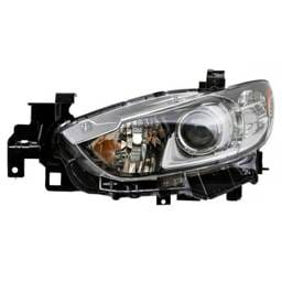 Headlight Assembly Left Driver Side Compatible With 2014-2017 Mazda 6 Sedan Halogen Clear Lens OEM