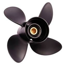 Aluminum 4-Blade Outboard Propeller 9.25 X 10 Pitch Compatible With 1984-2021 Yamaha 9.9Hp 15Hp F9.9