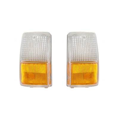 New Pair Of Side Marker Lights Compatible With Chevrolet Caprice 1987-90 5974650 Gm2551102 5974649