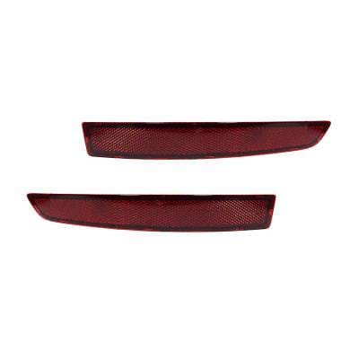 New Pair Reflectors Compatible With Volkswagen Jetta 2015-2016 5C6-945-106-B Vw1185104 Vw1184104 5C6