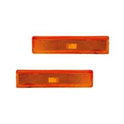 Front Side Marker Pair Compatible With 1980-1986 Bronco Xlt F-150 F-250 F-350 Xlt Lariat 1980-1983