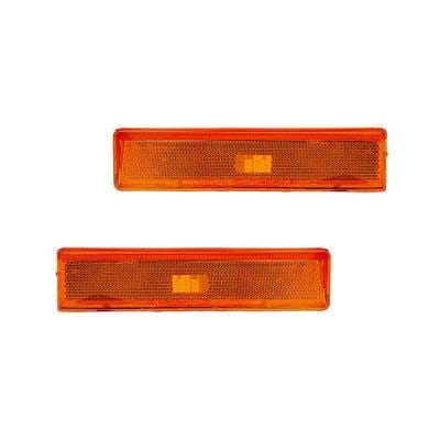 Front Side Marker Pair Compatible With 1980-1986 Bronco Xlt F-150 F-250 F-350 Xlt Lariat 1980-1983