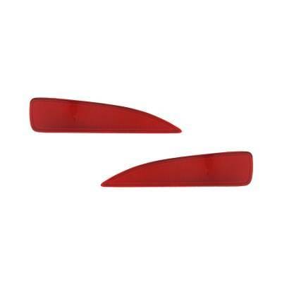 New Pair Of Reflector Lights Compatible With Toyota Yaris Le 2012-2014 52163-52100 5216452100 thumbnail 2