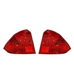 New Left And Right Outer Tail Light Compatible With Honda Civic Sedan 2003 2004 2005 33501-S5d-A51