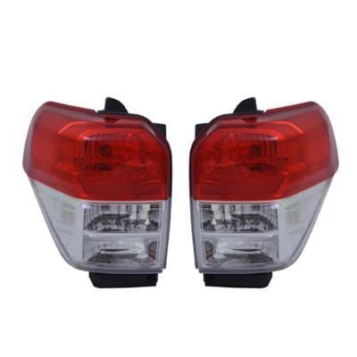 New Chrome Tail Light Pair Compatible With Toyota 4Runner 2012 2013 81551-35360 To2818147 8155135360 thumbnail 3
