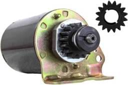 12 Volt Starter Motor With Extra Gear Compatible With Briggs Stratton 795121 499521 311777 312777