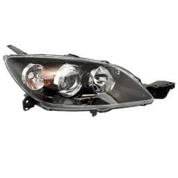 Headlight Assembly Right Passenger Side Compatible With 2004-2009 Mazda 3 Hatchback Naturally
