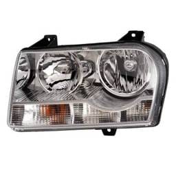 Headlight Assembly Left Driver Side Compatible With 2005-2007 Chrysler 300 Base Sedan 2.7L V6 300
