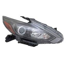 Headlight Assembly Right Passenger Side Compatible With Nissan Halogen Clear Lens OEM 26010-9Hs4a