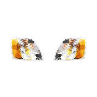 New Set Of Two Of Clear Turn Signal Lights Compatible With Volkswagen Passat 2000 Vw2531105 thumbnail 2