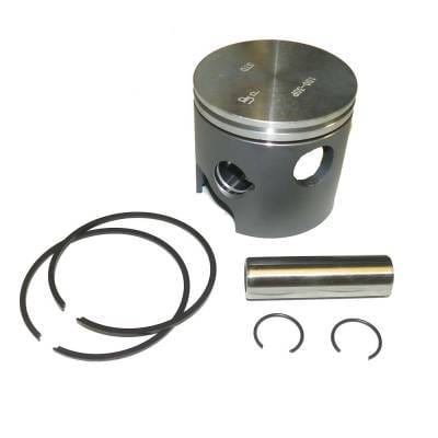 Port Side .040 Over Piston Kit With Rings Compatible With 1994-2006 Mercury Mariner V6 3.0L 2-Stroke