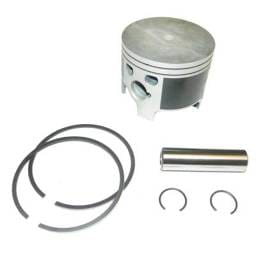 Port Side .010 Over Piston Kit With Rings Compatible With 2000-2012 Mercury Mariner V6 Dfi Optimax
