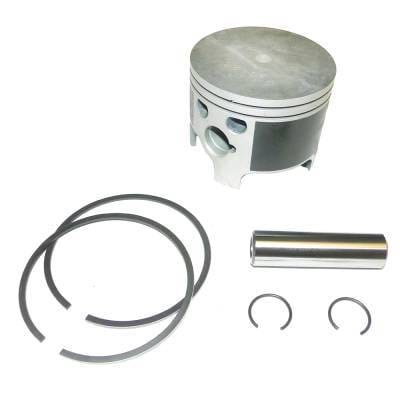 Port Side .010 Over Piston Kit With Rings Compatible With 2000-2012 Mercury Mariner V6 Dfi Optimax