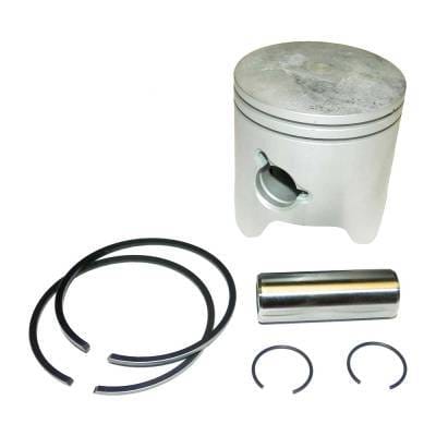 Piston Kit .040 Over With Rings Compatible With 1984-2006 Yamaha 60Hp 70Hp Inline 3-Cylinder