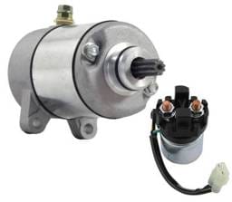 New Starter And Relay Kit Compatible With Honda Atv Trx350fe 00-02 35850-Hf1-670 35850Hf1670