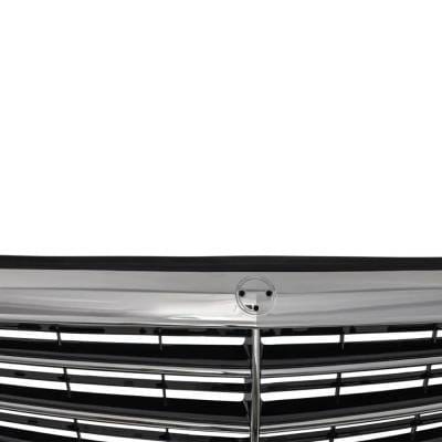 Chrome Grille Assembly Compatible With Mercedes Benz E350 4Matic 6 Cyl 3.5L 2014-2016 Mb1200165 thumbnail 7