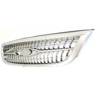 New Chrome/Painted Black Grille Assembly Compatible With Ford Windstar Sel 6 Cyl 3.8L Windstar Se 6 thumbnail 3