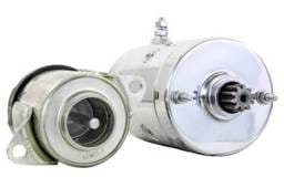 New Chrome Starter & Solenoid Compatible With Harley Davidson Touring Compatible With Tour Glideflt