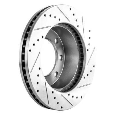 New Cross-Drilled Brake Disc Compatible With Ford F-250 Super Duty Xlt 8 Cyl 5.4L F-250 Super Duty thumbnail 9