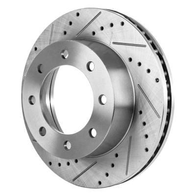 New Cross-Drilled Brake Disc Compatible With Ford F-250 Super Duty King Ranch 8 Cyl 6.2L F-250 Super thumbnail 13