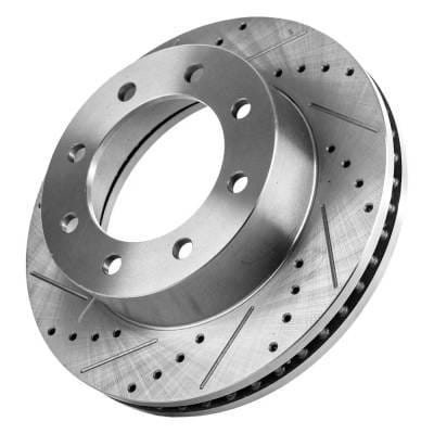 New Cross-Drilled Brake Disc Compatible With Ford F-250 Super Duty King Ranch 8 Cyl 6.2L F-250 Super thumbnail 15
