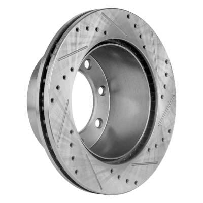 New Cross-Drilled Brake Disc Compatible With Ford F-250 Super Duty Xl 10 Cyl 6.8L 2005-2012 By 54141 thumbnail 9