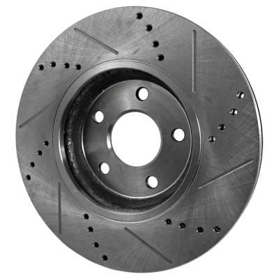 New Cross-Drilled Brake Disc Compatible With Infiniti Nissan Maxima 40Th Anniversary Edition 6 Cyl thumbnail 5