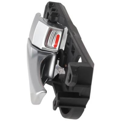 Front Driver Side Interior Door Handle Compatible With 2013-2017 Hyundai Veloster Silver With Lock thumbnail 5
