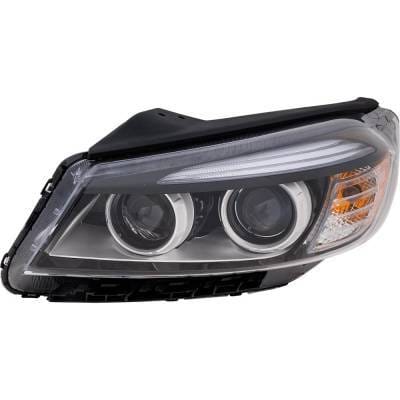 Headlight Compatible With 2016-2018 Kia Sorento 2.4L 2.0L I4 Left Driver Side Halogen Repk100190q