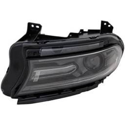 Headlight Compatible With 2018-2021 Dodge Charger 3.6L 5.7L V6 Hellcat Left Driver Side Halogen