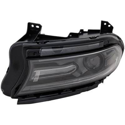 Headlight Compatible With 2018-2021 Dodge Charger 3.6L 5.7L V6 Hellcat Left Driver Side Halogen