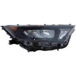 Headlight Compatible With 2019-2022 Toyota Rav4 2.5L I4 A25a-Fks A25a-Fxs Right Passenger Side Led