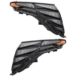 New Pair Of Rear Reflector Lights Compatible With Ford Mustang Mach-E First Edition 2021 By Part