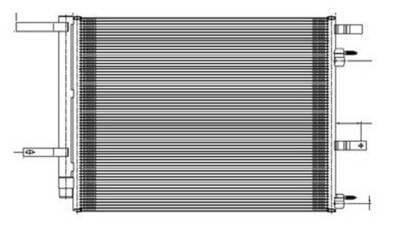 New A/C Condenser Compatible With 2013-2020 Ford Fusion Lincoln Mkz 2.5L 3.7L L4 V6 Fo3030243 Dg9z