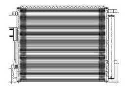 New A/C Condenser Compatible With 2013-2018 Hyundai Santa Fe Sport 2.0L L4 Hy3030152 97606-2W000