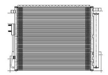 New A/C Condenser Compatible With 2013-2018 Hyundai Santa Fe Sport 2.0L L4 Hy3030152 97606-2W000 thumbnail 3
