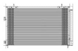 New A/C Condenser Compatible With 2013-2018 Toyota Rav4 2.5L L4 To303025 88460-42110 8846042110