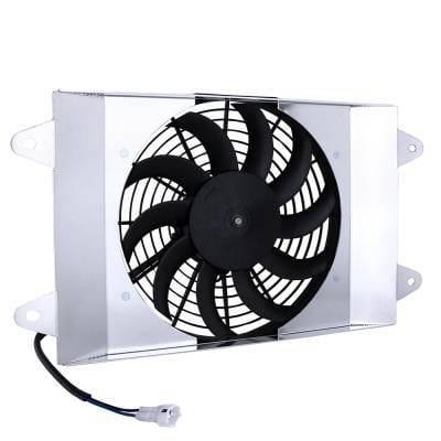 New 12V Radiator Fan Motor Compatible With Yamaha Rhino 700 Yxr700f 2008-2013 49-5837 495837 49-5837