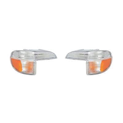 New Pair Of Turn Signal Lights Compatible With Ford Explorer 95-01 F67z-13200-Aa Fo2521130 Fo2520130