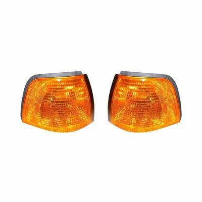 New Pair Of Turn Signal Lights Compatible With Bmw 320I 1992-1994 1995 63-13-8-353-279 63138353280 thumbnail 2