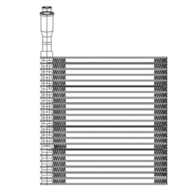 New Front A/C Evaporator Core Compatible With Jeep Liberty Sport Utility 2.8L 3.7L 2006-2007 thumbnail 2