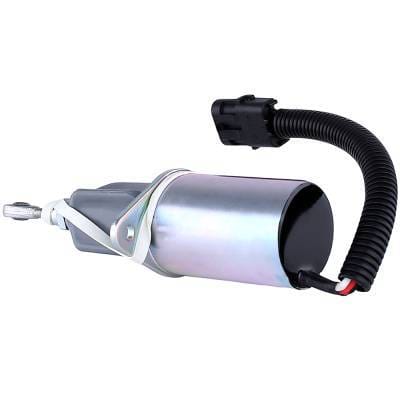 New 12 Volt Shut Down Solenoid Compatible With Cummins 4B 6B 6C Syncro Start By Part Numbers thumbnail 9