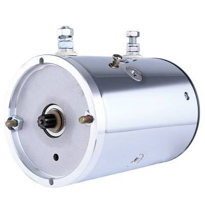 Chrome Dc Motor Compatible With Fenner Stone Spx Hydraulic Pump 12 Volt Clockwise 9 Spline 4 Field thumbnail 13