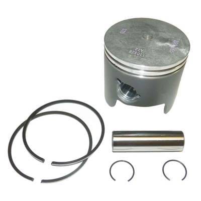 Piston Kit .040 Over With Rings Compatible With 1984-2006 Yamaha 75Hp-90Hp V4 2-Stroke Outboard
