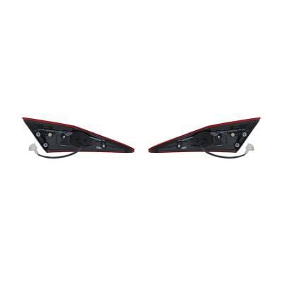 New Inner Tail Light Pair Compatible With Honda Civic Sedan 2016 34150-Tba-A01 34155Tbaa01 thumbnail 6